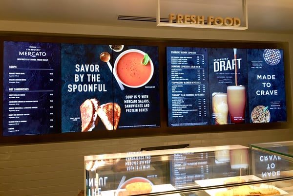 Starbucks Digital Signage