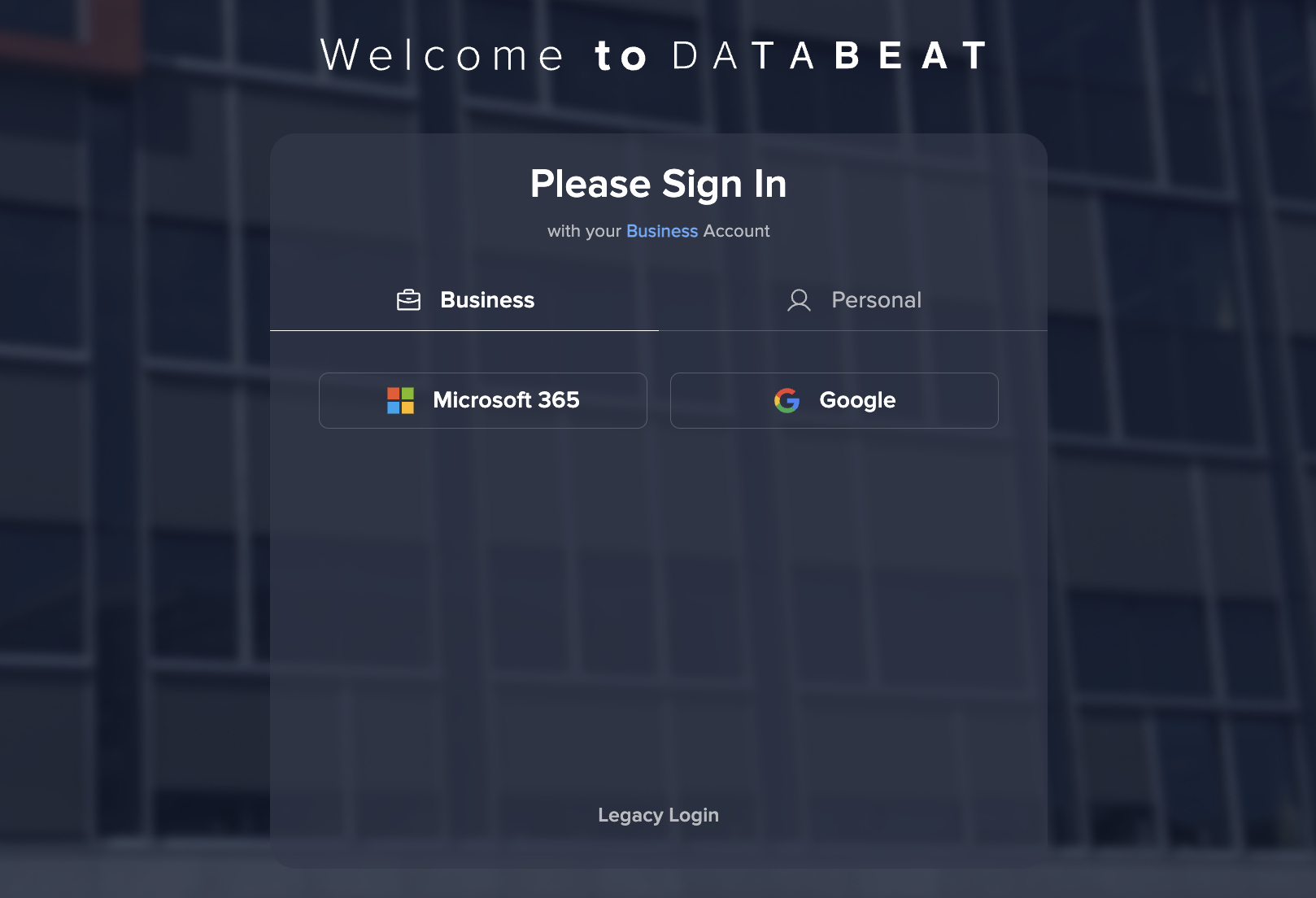 Login DatabeatOMNI