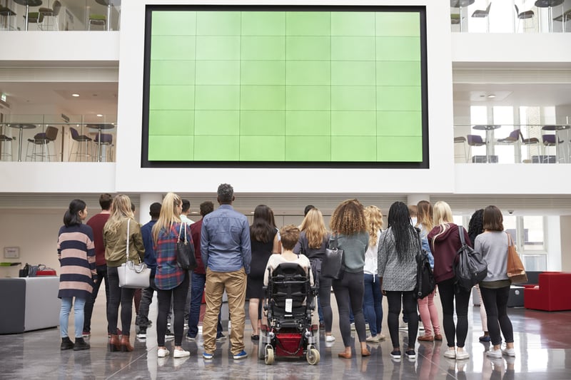 Digital displays in education save time and money