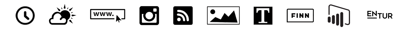 Widgets black