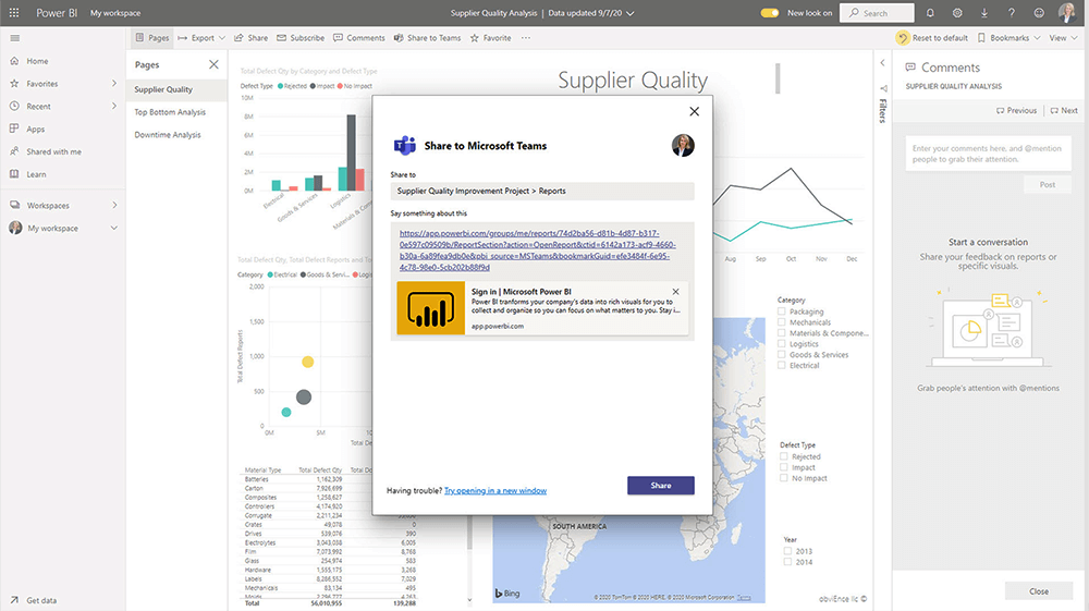 Power-BI-Services-Microsoft-Teams