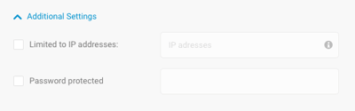 IP Adresse in Databox URL sharing